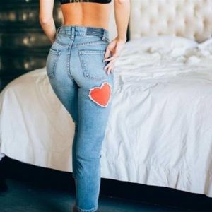 Revice Denim Heart Patch Jeans